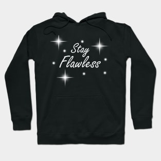 Stay Flawless White Star Hoodie